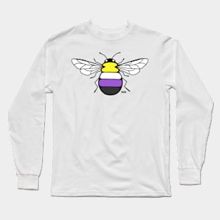 Non-Binary Pride Bee Long Sleeve T-Shirt